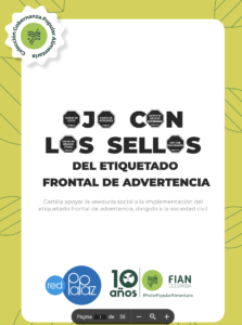 Etiquetado frontal de advertencias